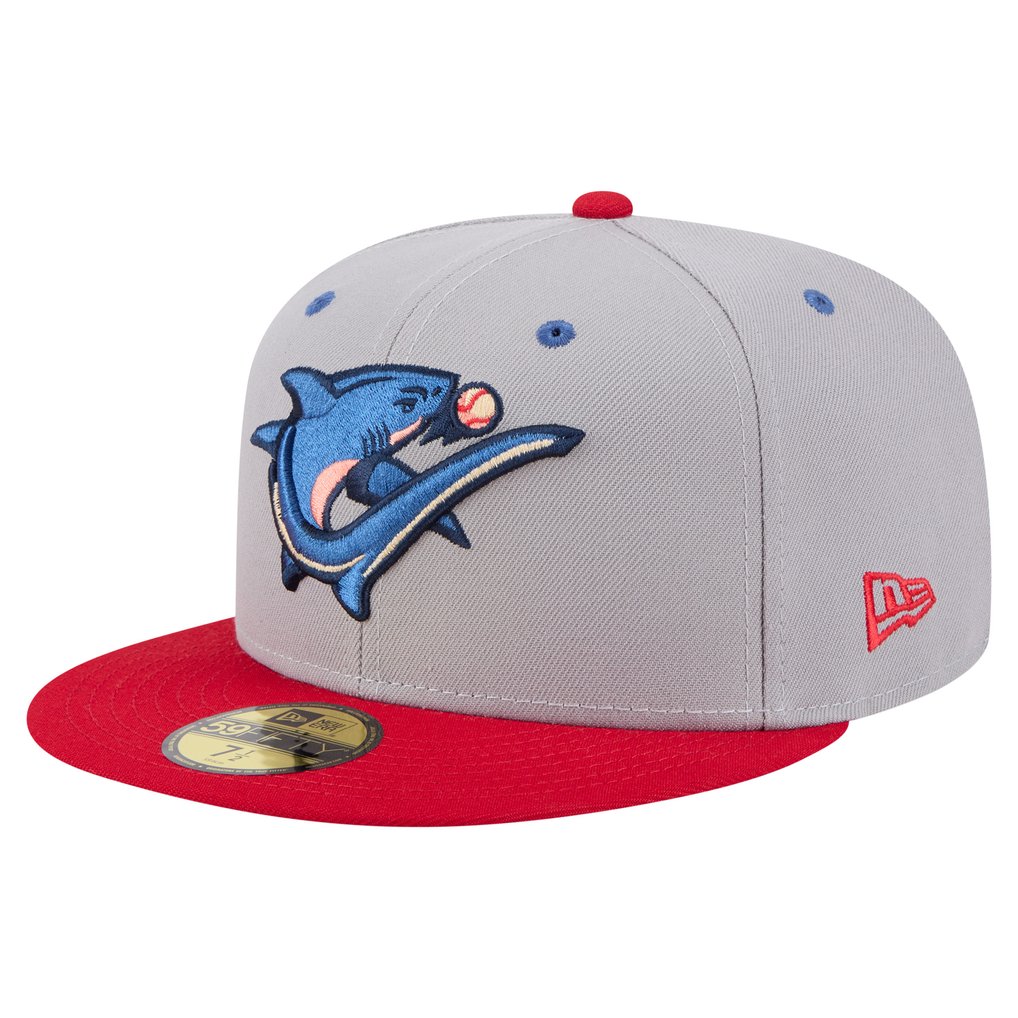  Clearwater Threshers New Era Authentic Collection 59FIFTY Fitted Hat - Gray/White